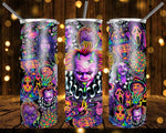 New! Designs 20 Oz Tumbler Psychedelic Horror 741