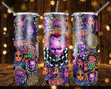 New! Designs 20 Oz Tumbler Psychedelic Horror 741