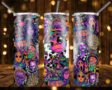 New! Designs 20 Oz Tumbler Psychedelic Horror 741