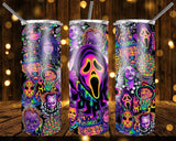 New! Designs 20 Oz Tumbler Psychedelic Horror 741