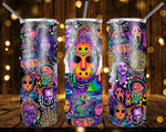 New! Designs 20 Oz Tumbler Psychedelic Horror 741