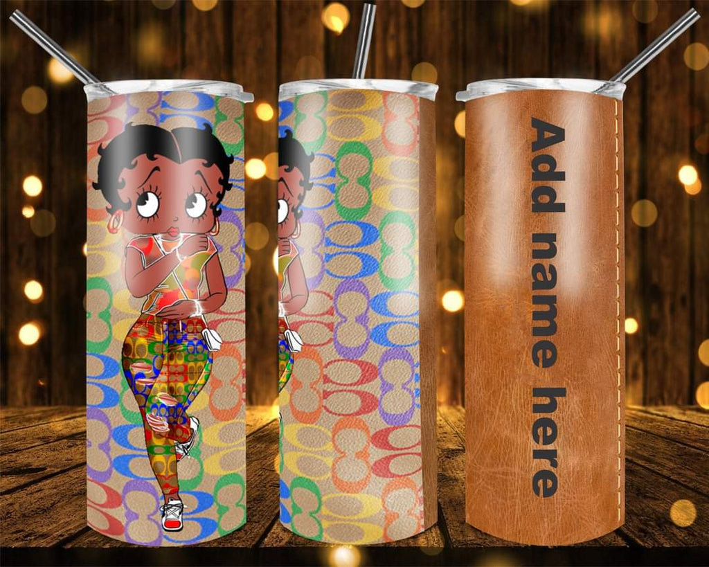 Betty Boop Skinny Tumbler Wrap, Betty Boop Tumbler Wrap ,Betty Boop De –  Tumblerluxury