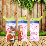 New! Designs 12 Oz Tumbler Flip Top Little Princess 19