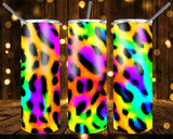 New! Designs 20 Oz Tumblers Animal Print Neon 760