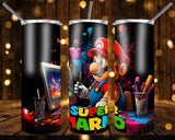 New! Designs 20 Oz Tumblers Super-Mario-02- 771