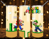 New! Designs 20 Oz Tumblers Super-Mario-02- 771