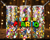 New! Designs 20 Oz Tumblers Super-Mario-02- 771