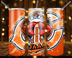 New! Designs 20 Oz Tumblers Football Premium-773